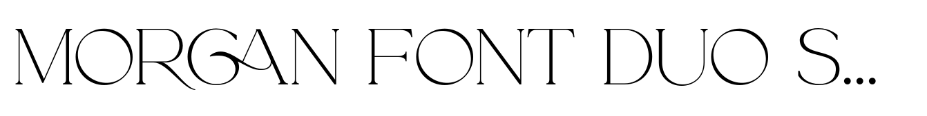 Morgan Font Duo Serif